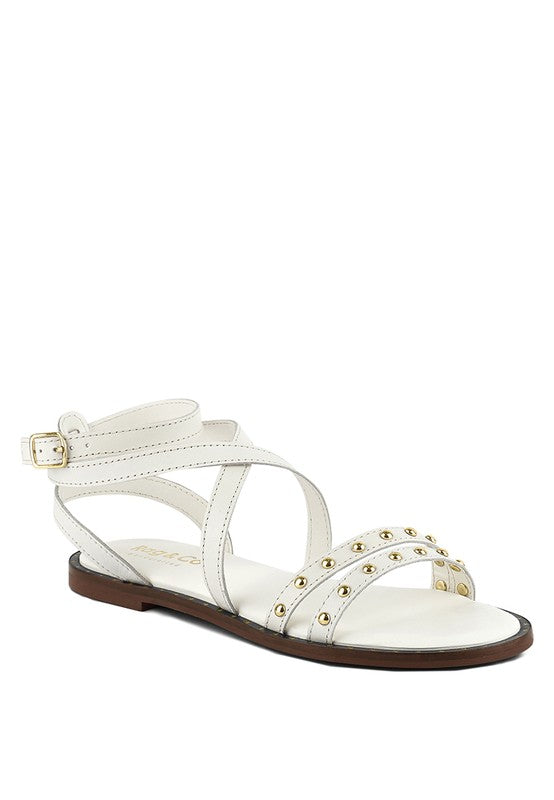 CORRIANE Stud Embellishment Strappy Sandals