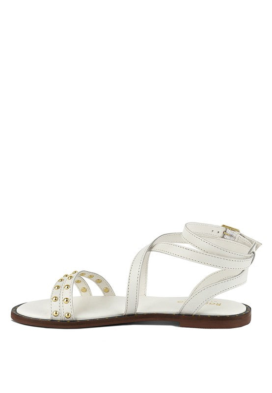 CORRIANE Stud Embellishment Strappy Sandals