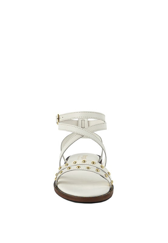 CORRIANE Stud Embellishment Strappy Sandals