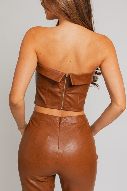 LE LIS Corset Tube Top