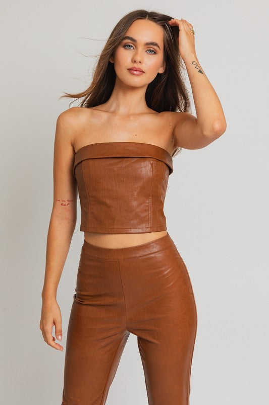 LE LIS Corset Tube Top