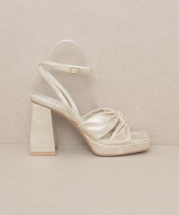 KKE Originals - ZOEY Knotted Band Platform Heels