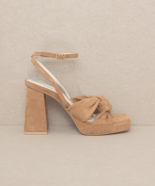 KKE Originals - ZOEY Knotted Band Platform Heels