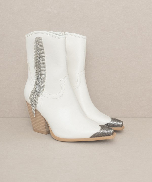 KKE Originals - KAI - Rhinestone Fringe Boots