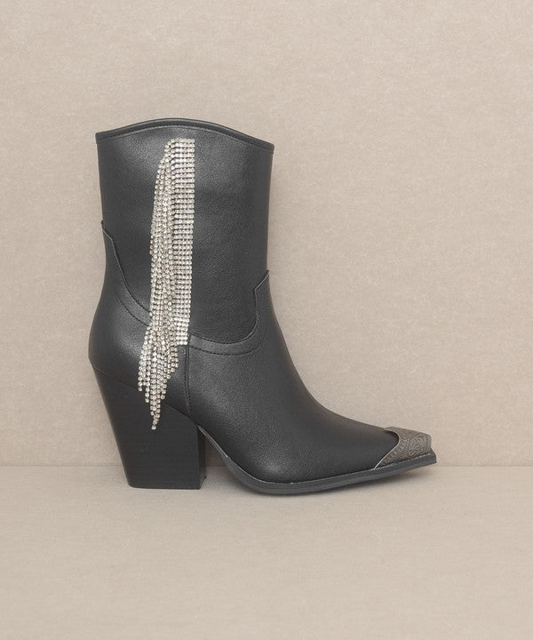 KKE Originals - KAI - Rhinestone Fringe Boots