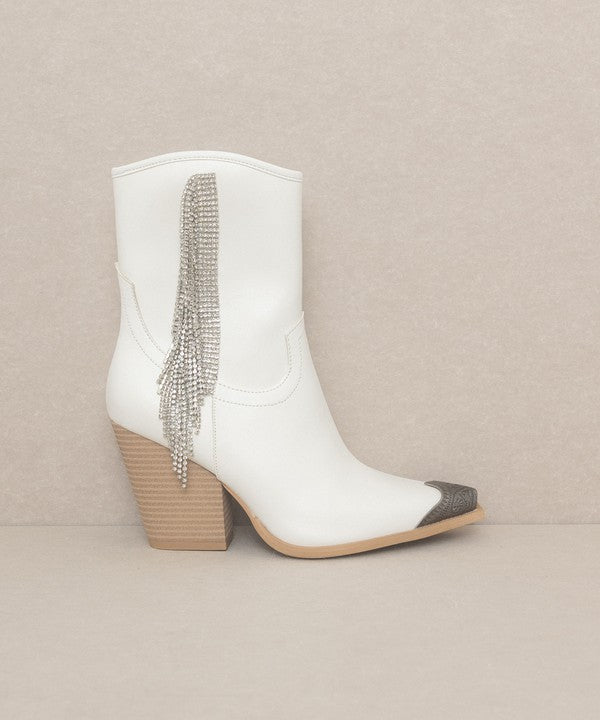 KKE Originals - KAI - Rhinestone Fringe Boots