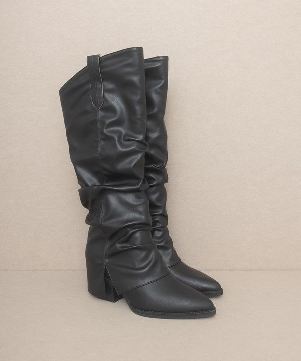 KKE Originals THEA Fold Over Slit Boots