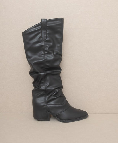 THEA Fold Over Slit Boots