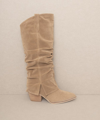 THEA Fold Over Slit Boots