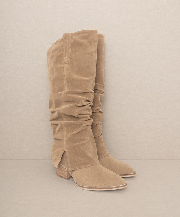 KKE Originals THEA Fold Over Slit Boots