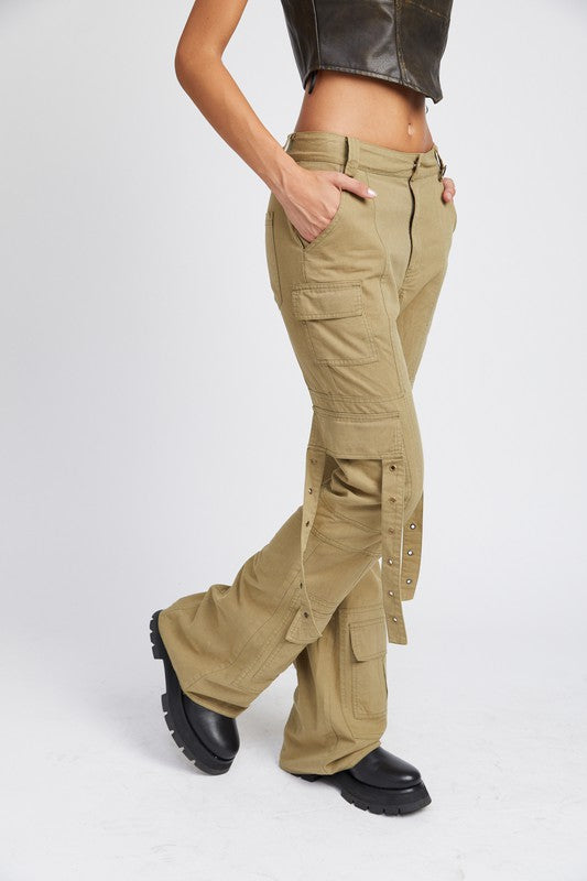 Low Waist Cargo Pants