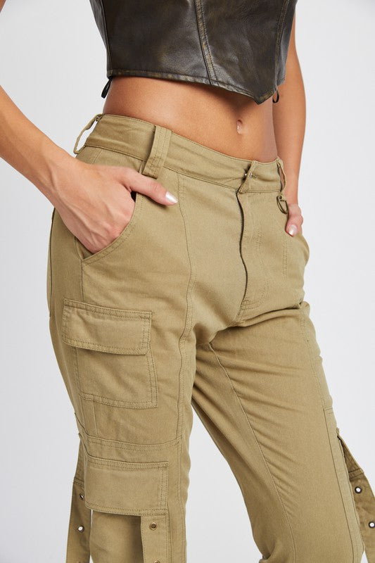 Low Waist Cargo Pants