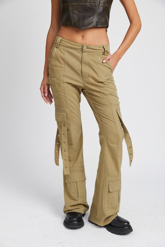 Low Waist Cargo Pants