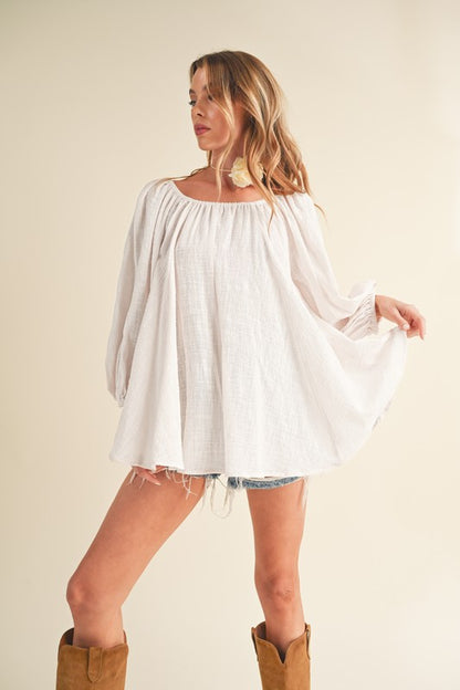 Aemi + Co Nately Off Shoulder Tunic