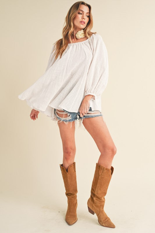 Aemi + Co Nately Off Shoulder Tunic