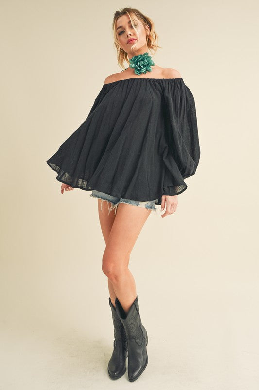 Aemi + Co Nately Off Shoulder Tunic