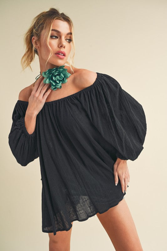 Aemi + Co Nately Off Shoulder Tunic