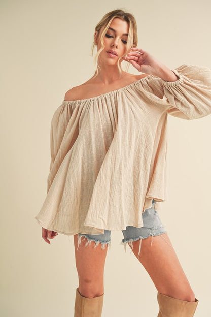 Aemi + Co Nately Off Shoulder Tunic