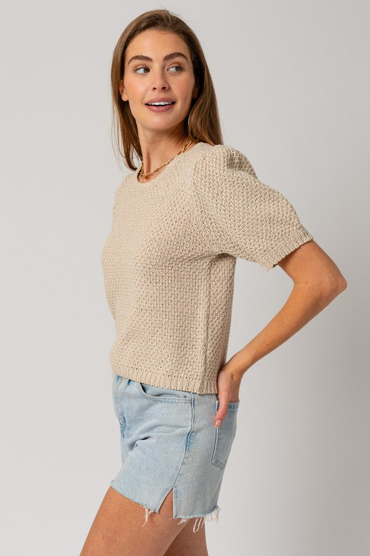 Gilli Puff Sleeve Sweater