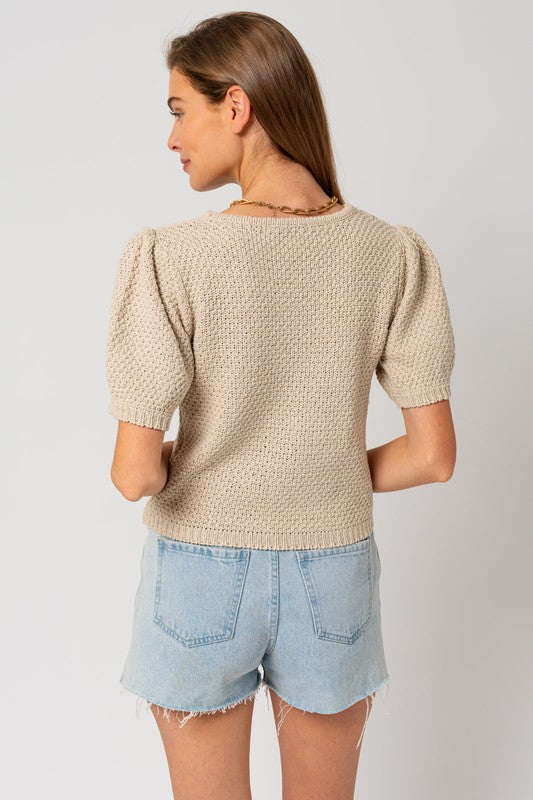 Gilli Puff Sleeve Sweater