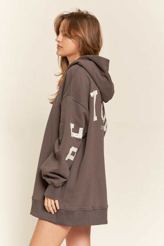 Jade By Jane Plus Size - BE YOUR SELF Sweatshirt with Hoodie