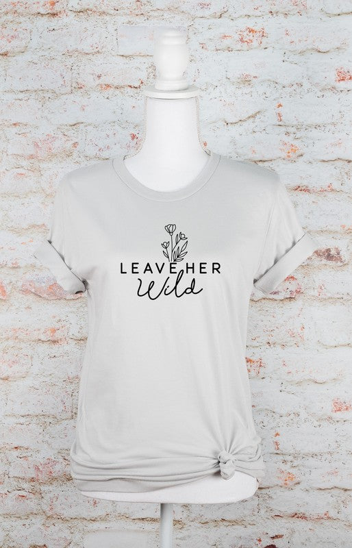 Plus Size - Leave Her Wild Graphic Boutique Tee