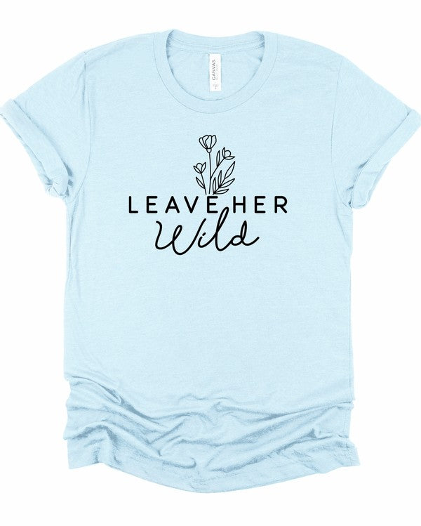 Plus Size - Leave Her Wild Graphic Boutique Tee