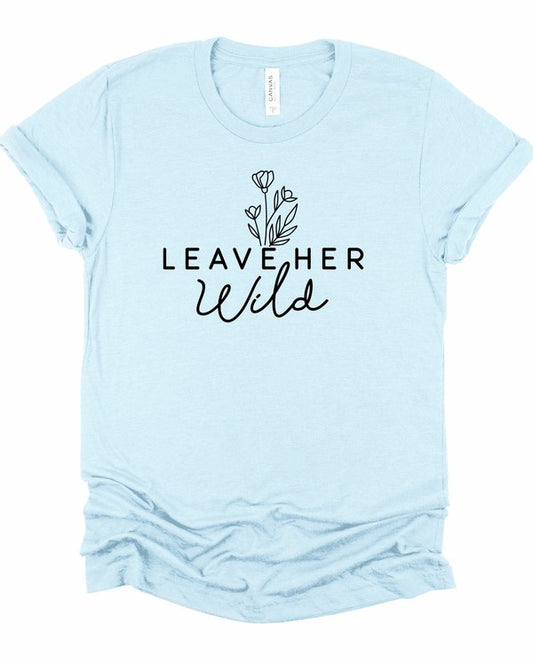 Plus Size - Leave Her Wild Graphic Boutique Tee