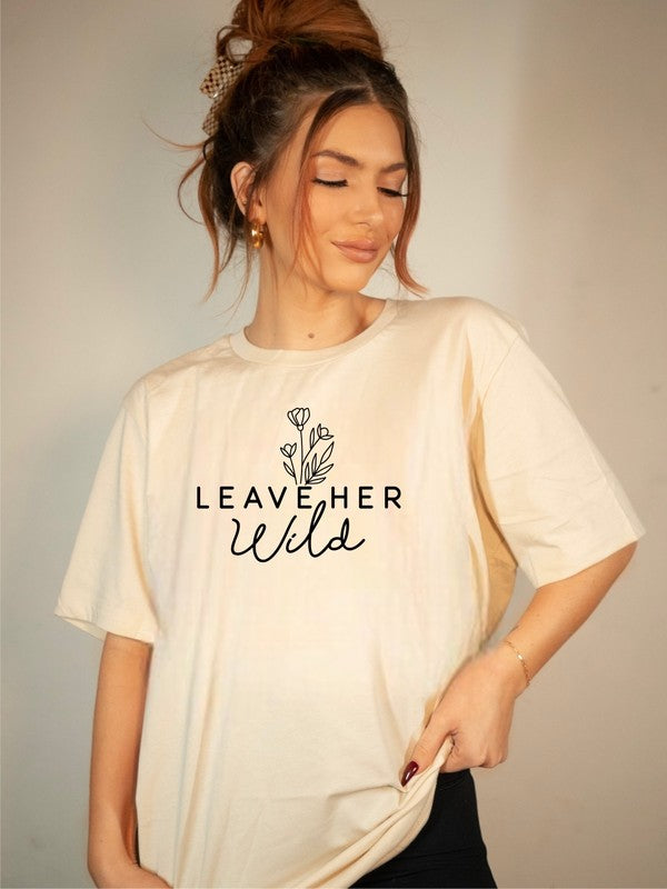 Plus Size - Leave Her Wild Graphic Boutique Tee