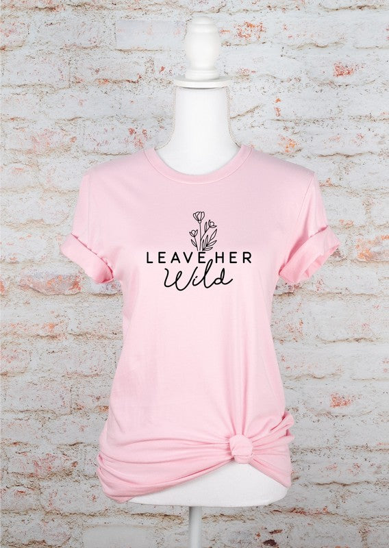 Plus Size - Leave Her Wild Graphic Boutique Tee