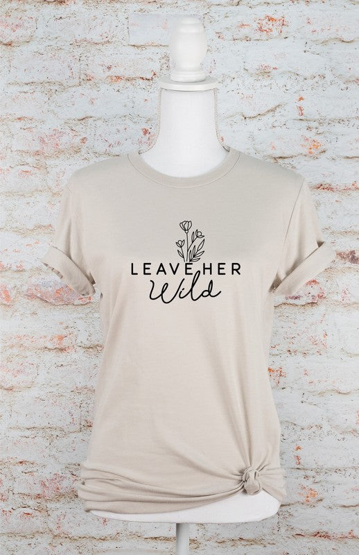 Plus Size - Leave Her Wild Graphic Boutique Tee