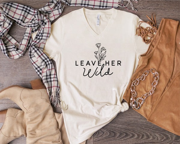 Leave Her Wild Graphic Boutique Tee