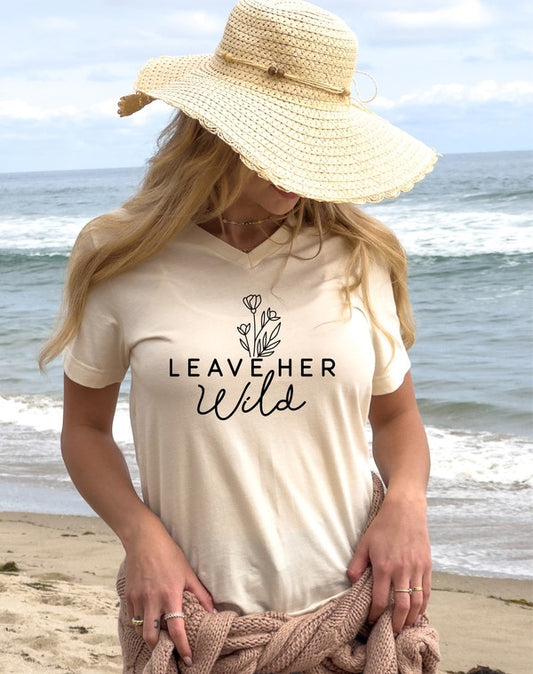 Leave Her Wild Graphic Boutique Tee