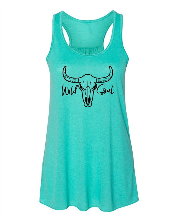 Plus Size - Wild Soul Cattle Graphic Tank