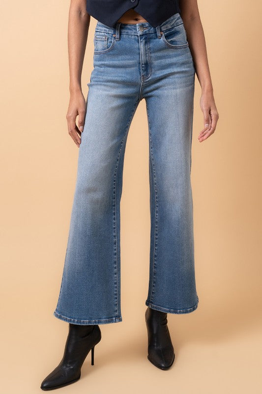 High Rise Relaxed Wide Leg Jeans