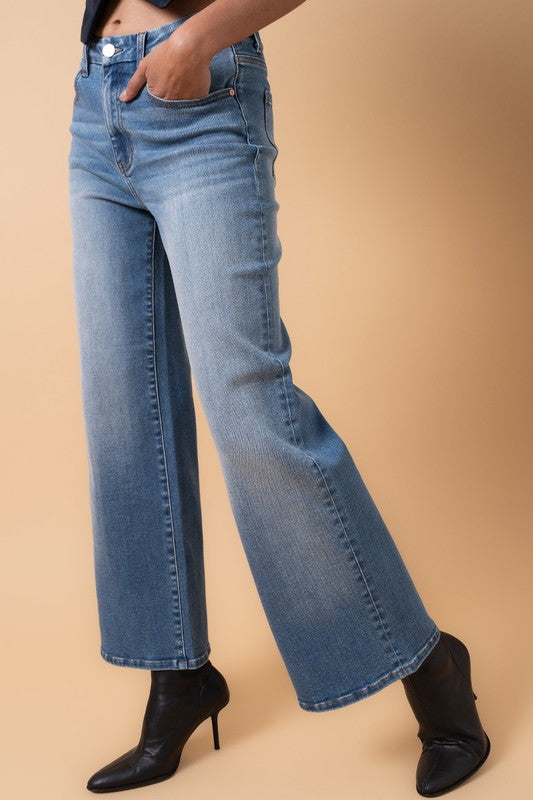 High Rise Relaxed Wide Leg Jeans