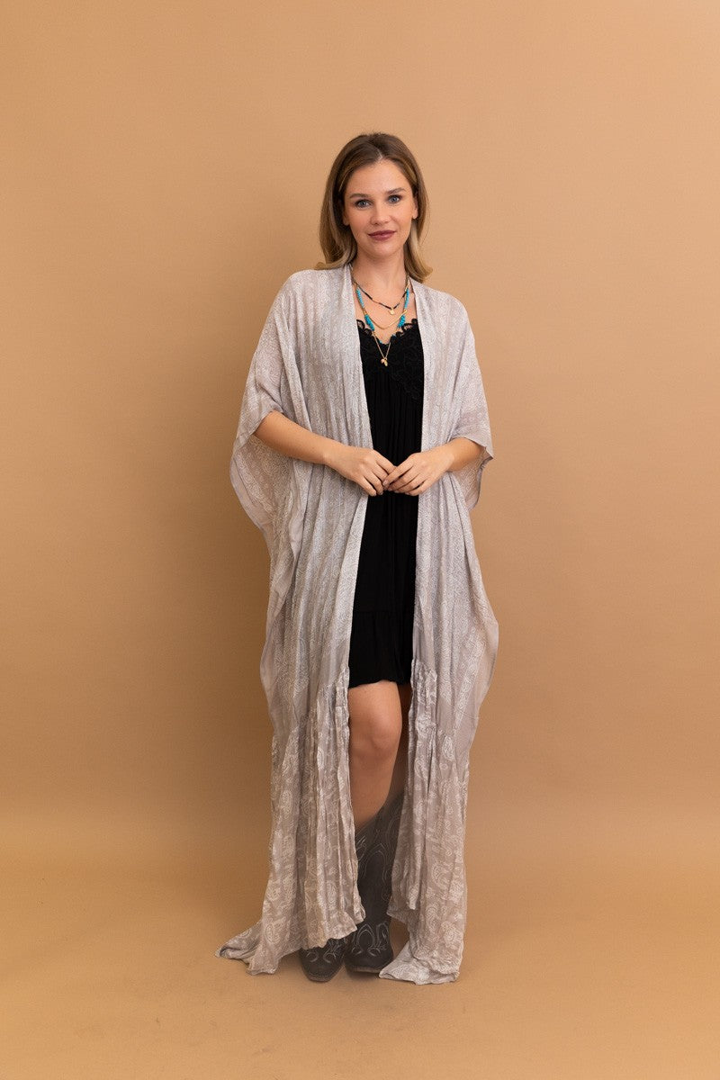 Paisley Tapestry Free Flowing Kimono