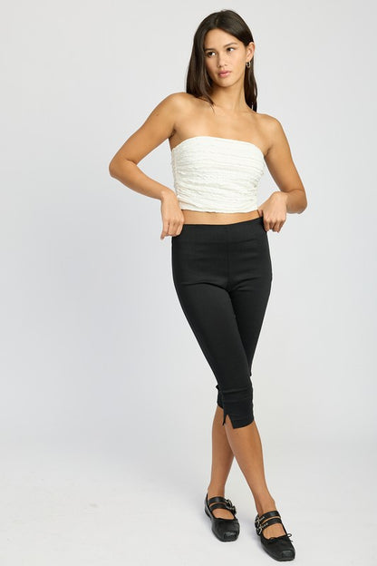 Ruched Tube Top