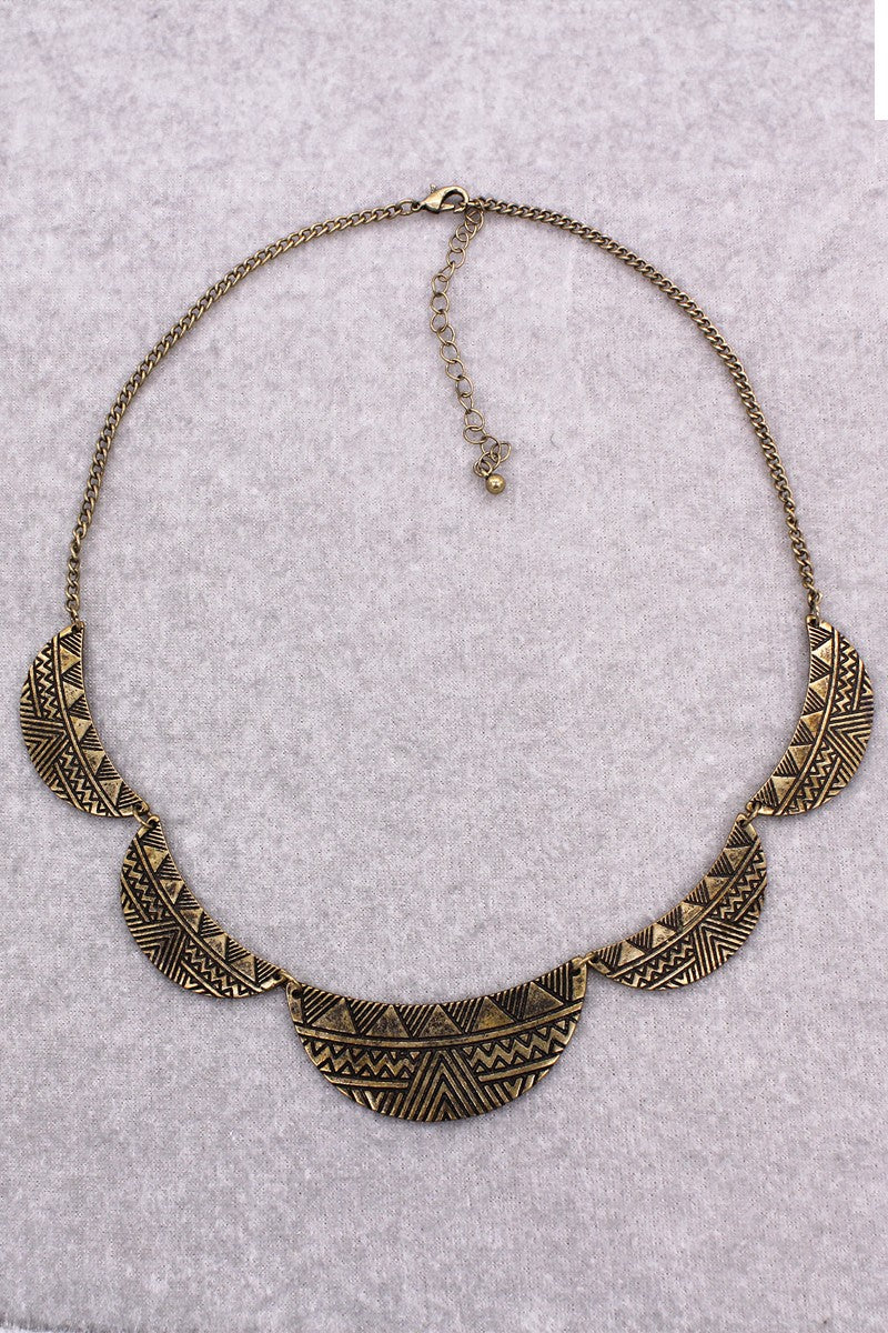 Bohemian Aztec Pattern Necklace