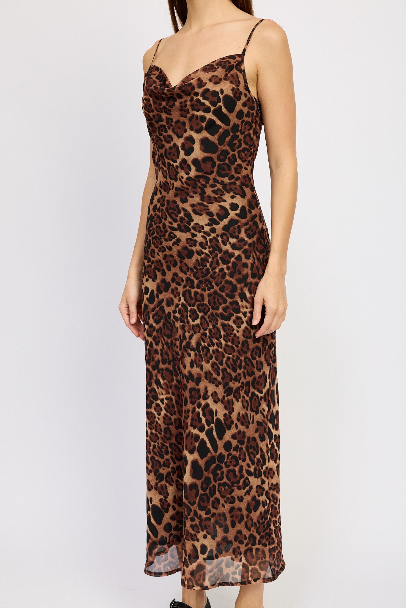 Leopard Print Maxi Dress