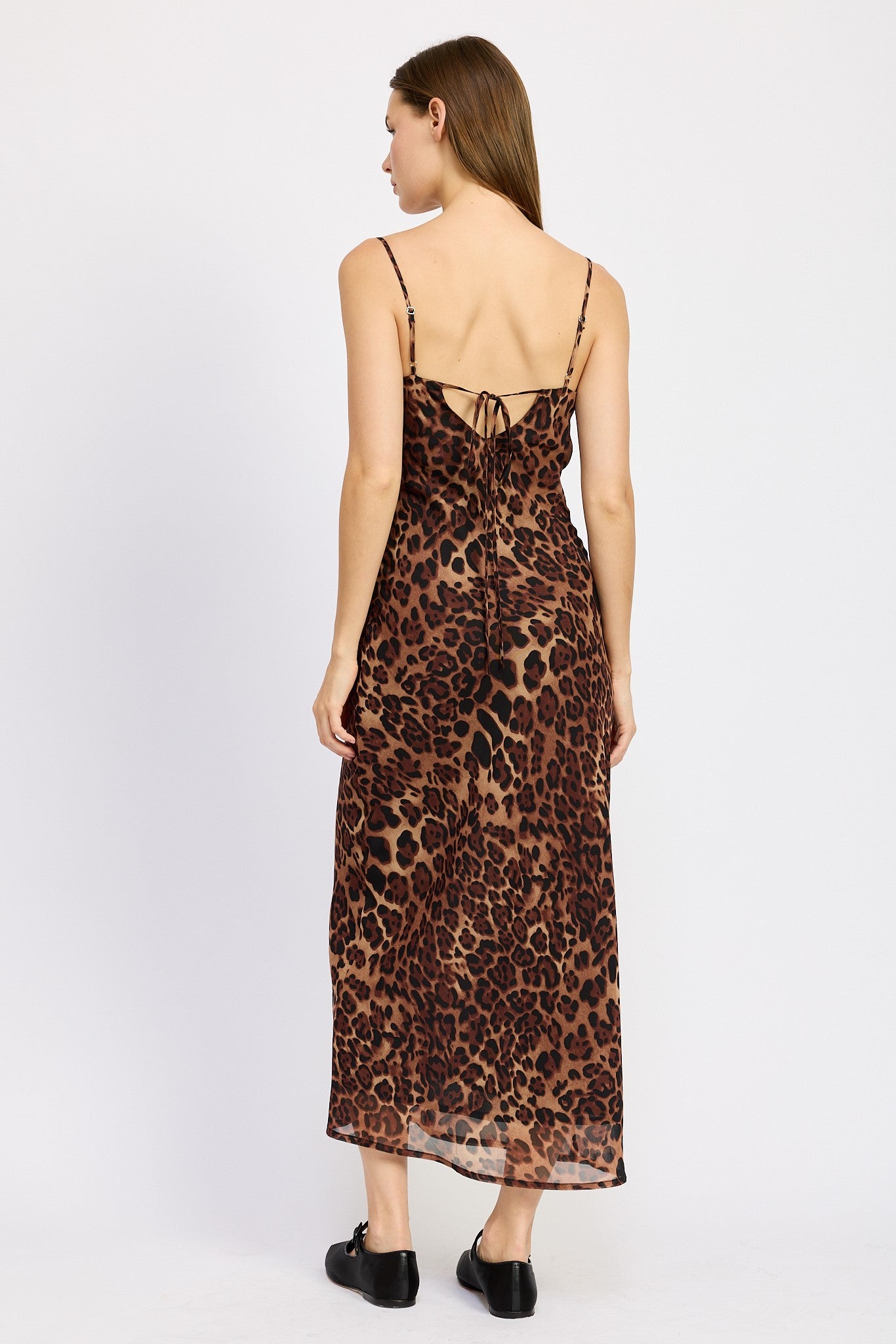 Leopard Print Maxi Dress