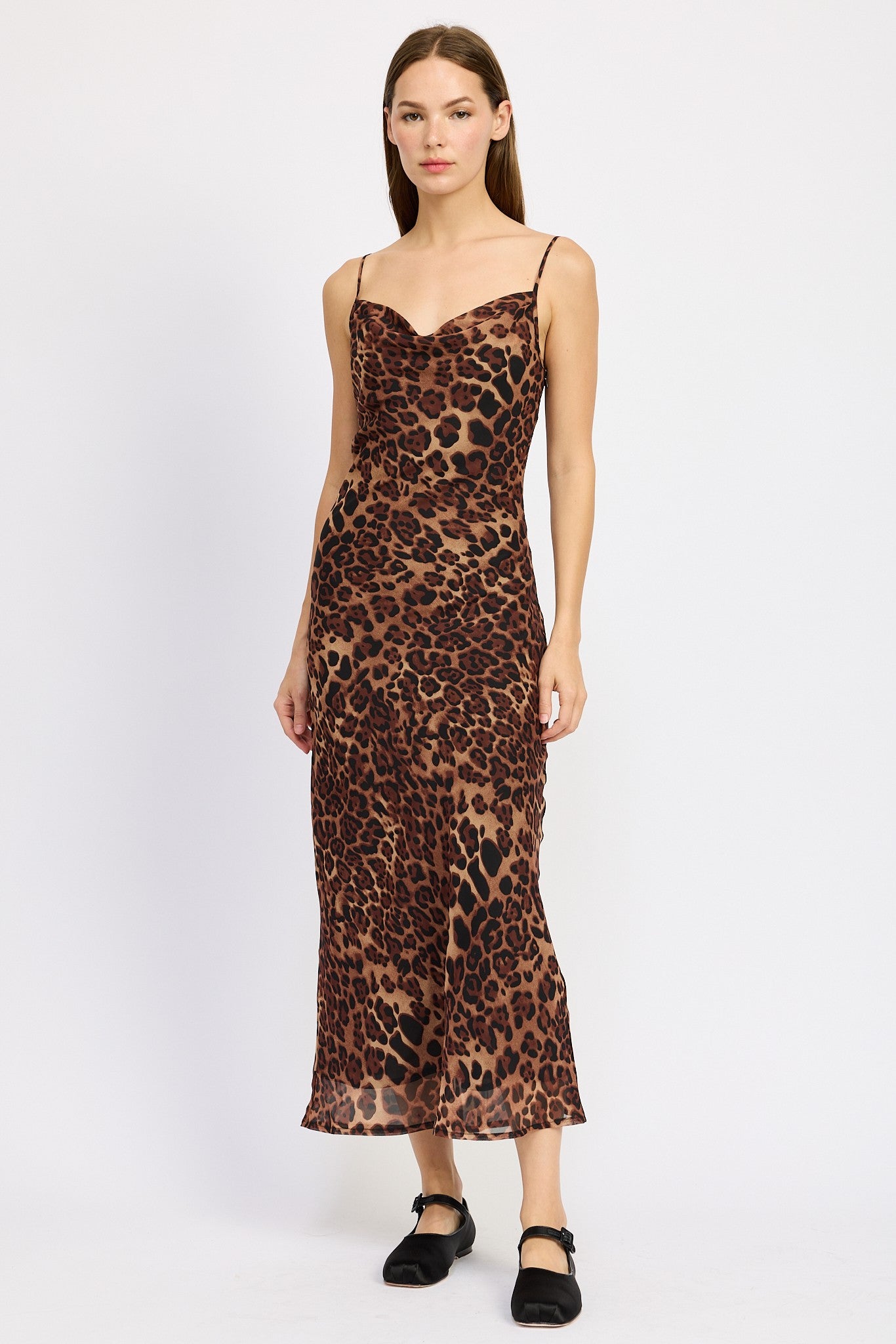 Leopard Print Maxi Dress