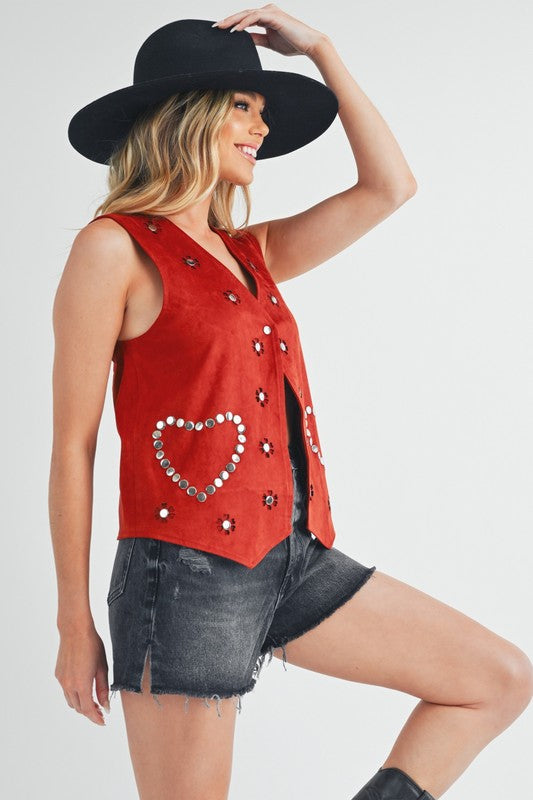 Aemi + Co Western Love Vest