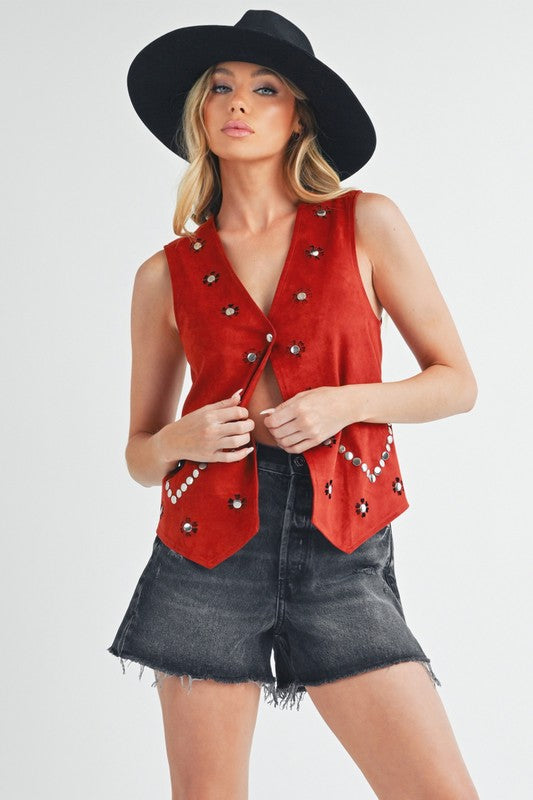 Aemi + Co Western Love Vest