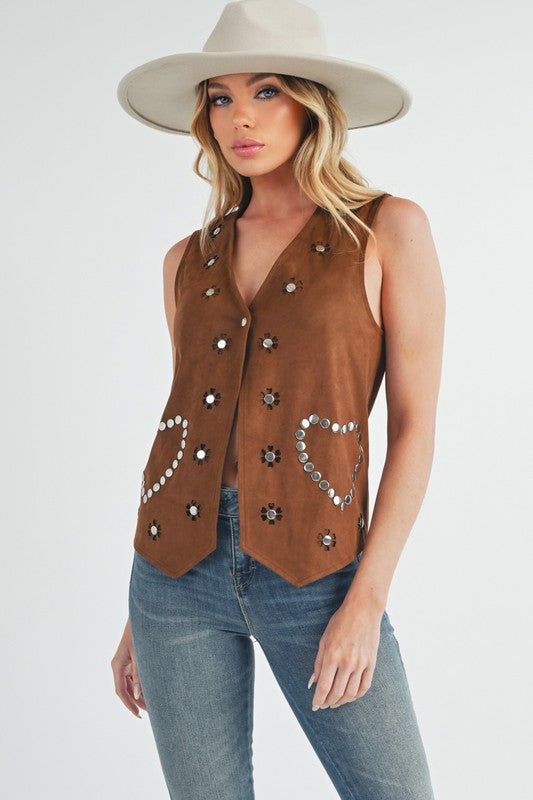 Aemi + Co Western Love Vest