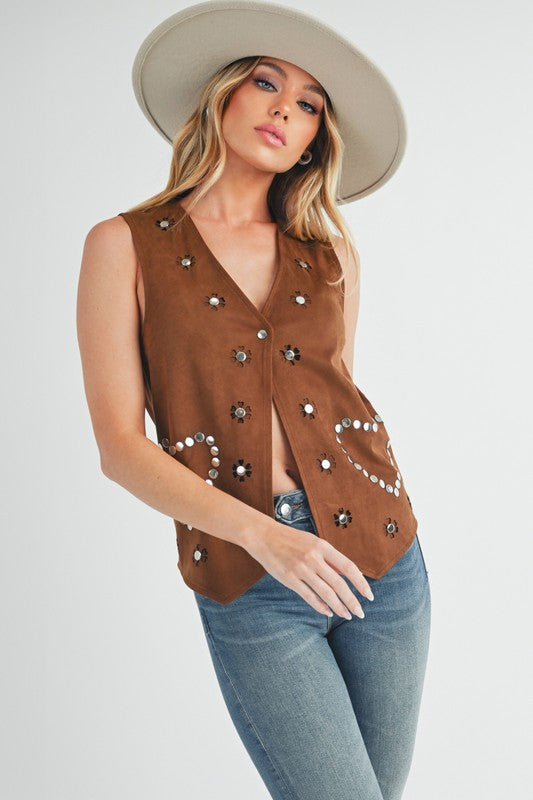 Aemi + Co Western Love Vest