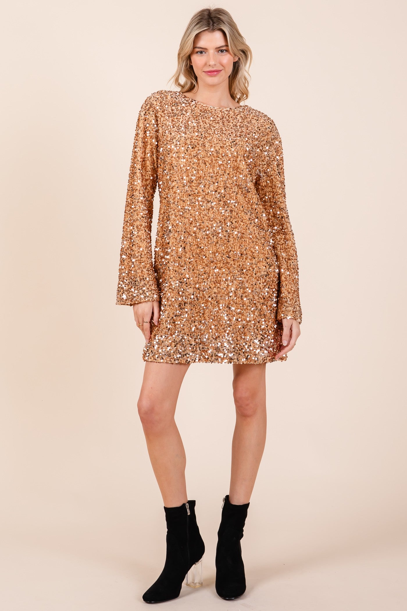 GeeGee - Sequin Cocktail Mini Dress