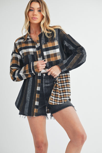 Aem+Co Lena Plaid Flannel Shirt