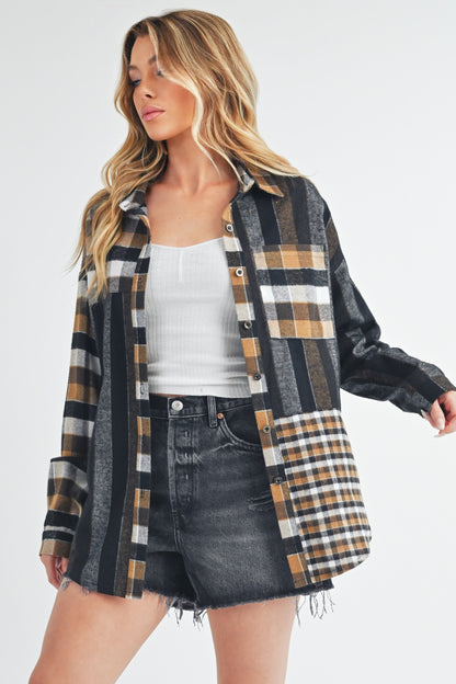 Aem+Co Lena Plaid Flannel Shirt