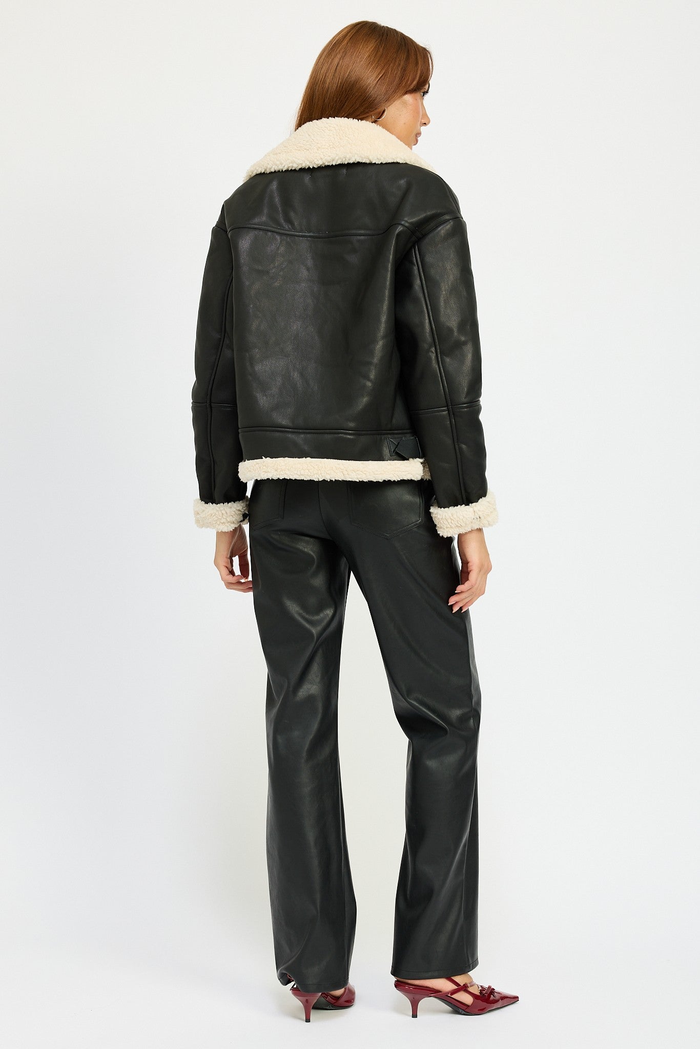 Shearling Moto Jacket